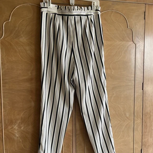 Express NEW ankle, high rise, ruffled waist, 10R pant - Picture 8 of 16